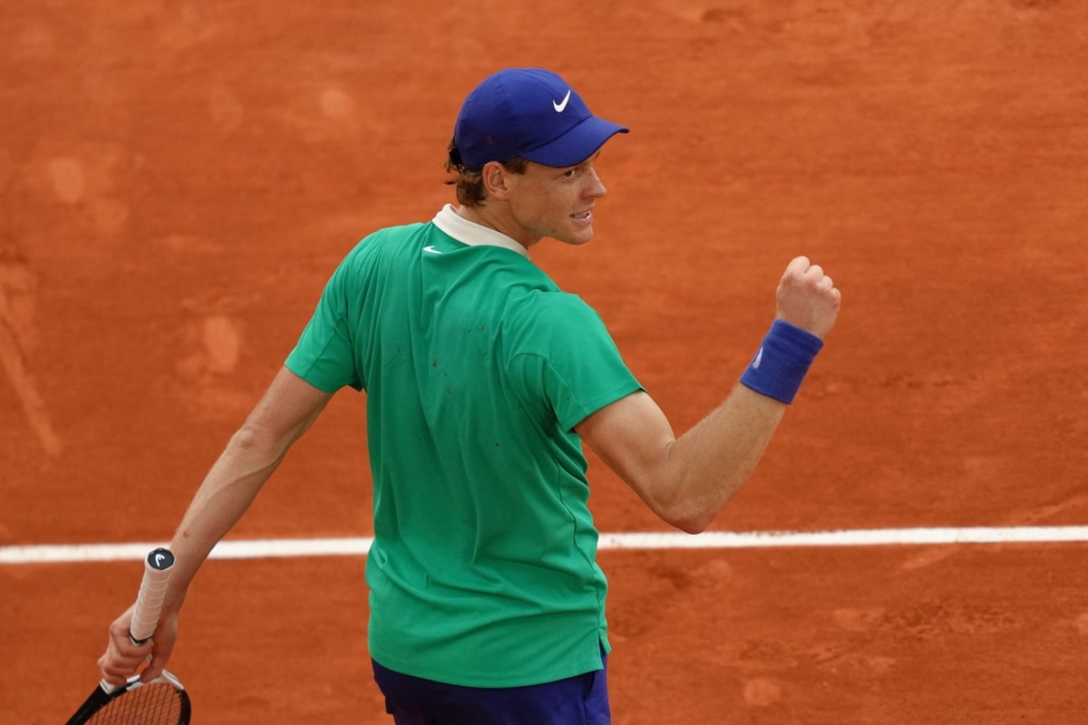 French Open Tipps heute 06.06. Bild zeigt Jannik Sinner (© Associated Press / Alamy Stock Photo)