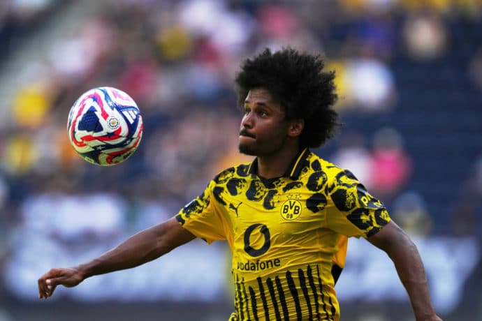 Dortmund Monterrey Tipp Bild zeigt Karim Adeyemi © Associated Press / Alamy Stock Photo