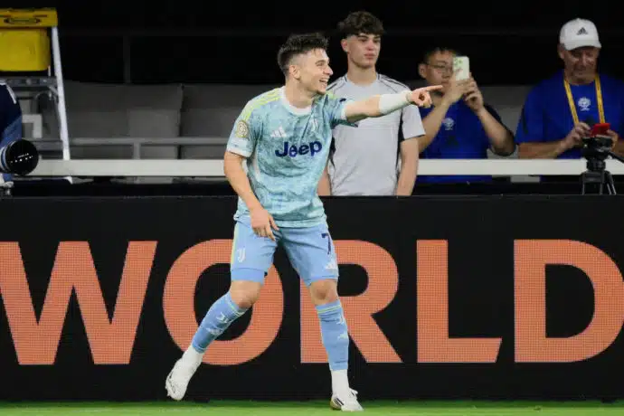 Juventus Manchester City Tipp Bild zeigt Francisco Conceicao © Associated Press / Alamy Stock Photo