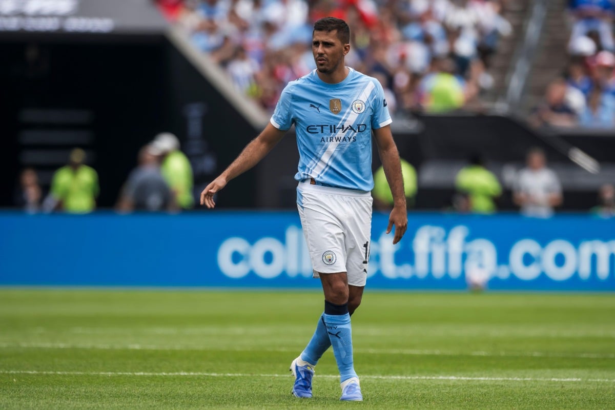 Manchester City Al Hilal Tipp Bild zeigt Spieler Rodri © Nicolò Campo / Alamy Stock Photo
