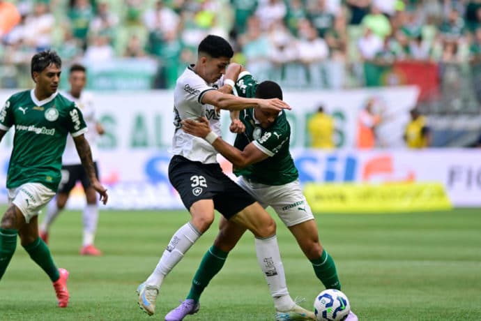 Palmeiras Botafogo Tipp Bild zeigt Vitor Roque von Palmeiras © SPP Sport Press Photo. / Alamy Stock Photo