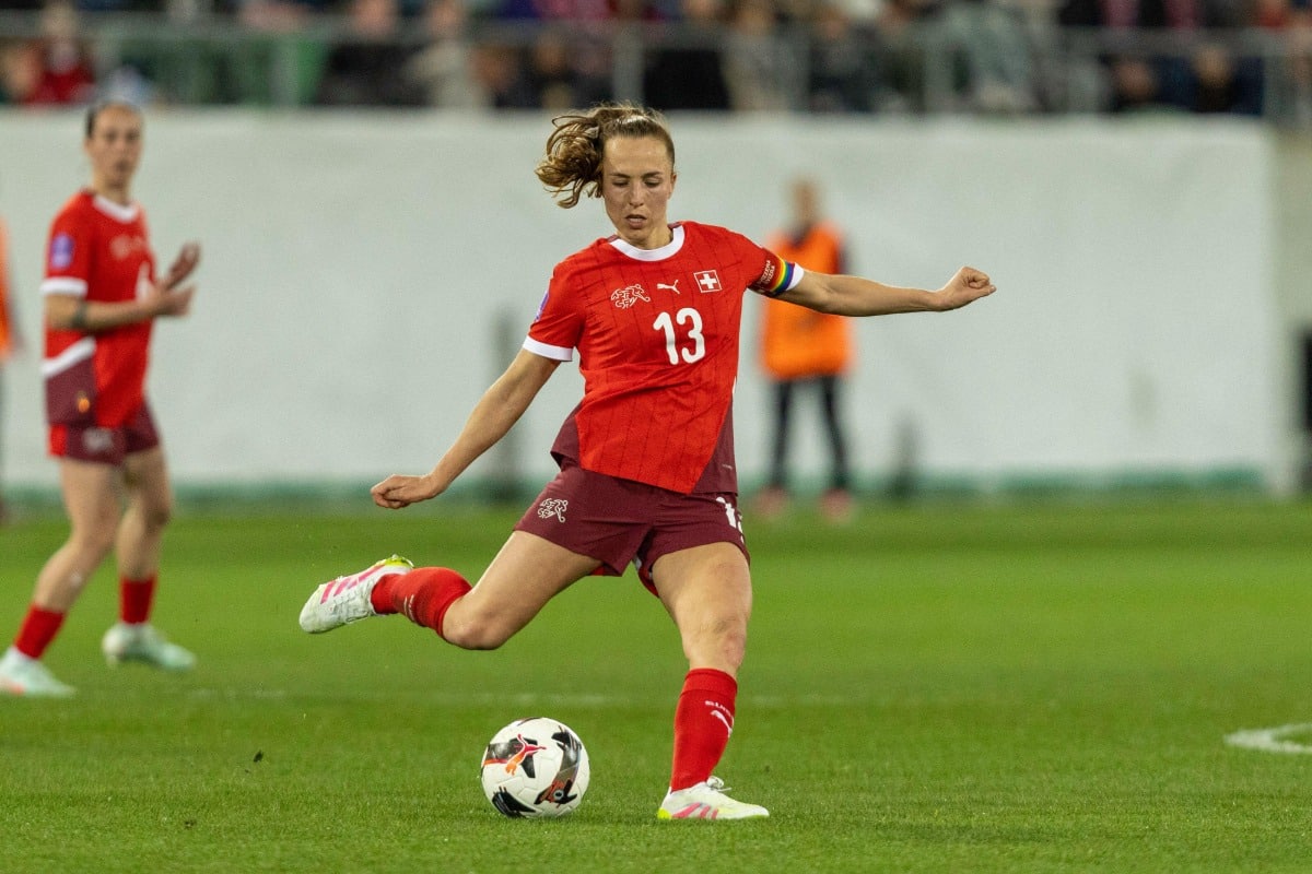Schweiz Norwegen Tipp Bild zeigt Spielerin Lia Wälti  © Sipa US / Alamy Stock Photo