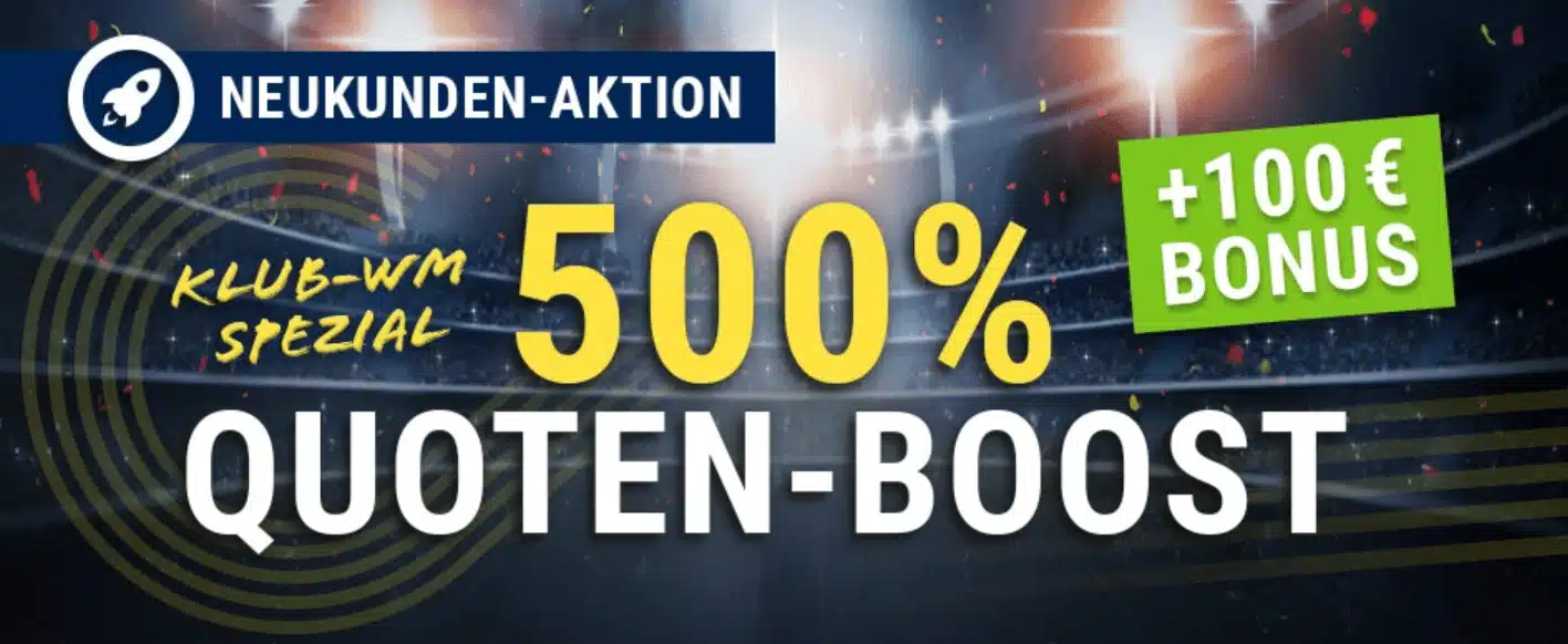 Klub WM Quotenboost bei Bet-at-Home
