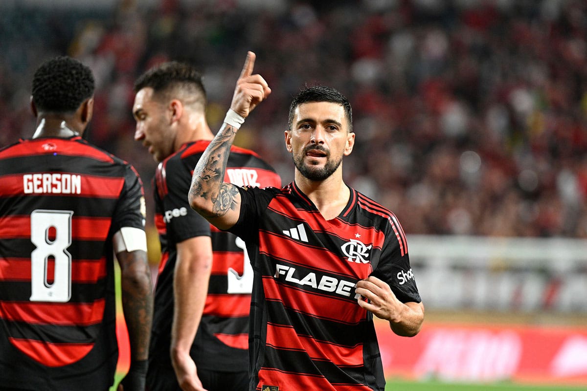 Flamengo Chelsea Tipp Bild zeigt Giorgian De Arrascaeta © Associated Press / Alamy Stock Photo