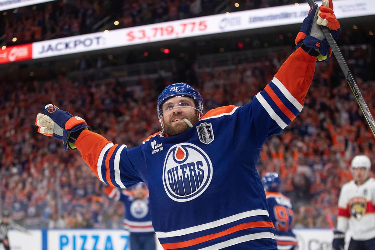 Oilers Panthers Tipp Bild zeigt Leon Draisaitl © Associated Press / Alamy Stock Photo