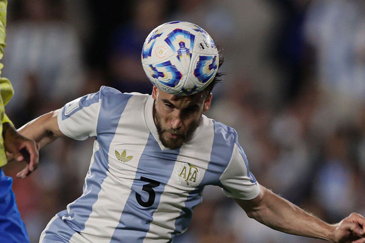 Chile Argentinien Tipp Bild zeigt Argentiniens Nicolas Tagliafico © UNAR Photo / Alamy Stock Photo