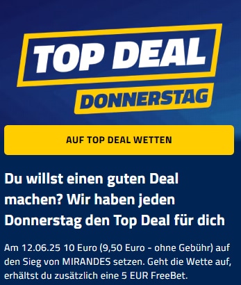 AdmiralBet TopDeal am Donnerstag