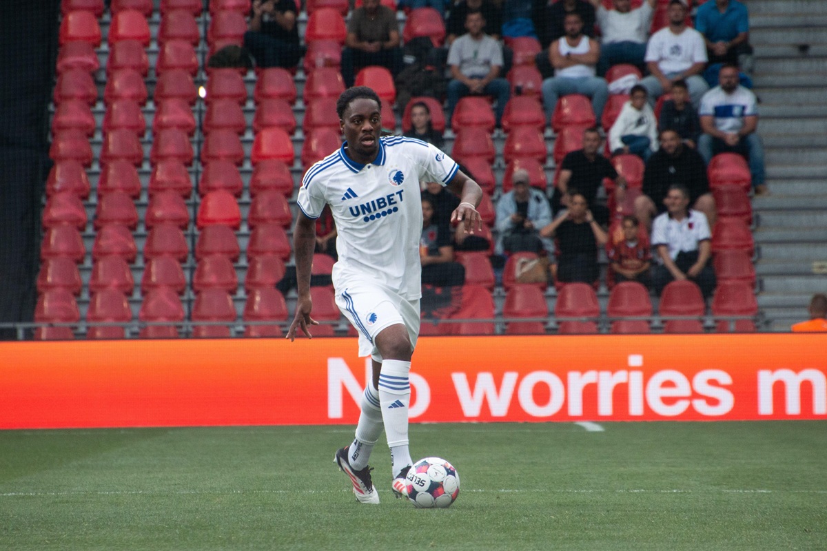 Drita FC Kopenhagen Tipp Bild zeigt Munashe Garananga © ZUMA Press Inc / Alamy Stock Photo