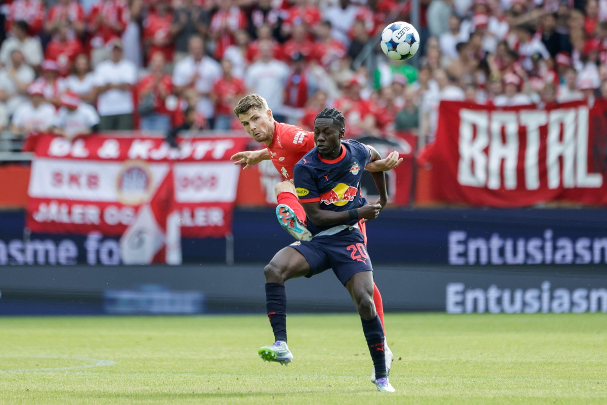 Red Bull Salzburg Brann Bergen Tipp Bild zeigt Edmund Baidoo © NTB / Alamy Stock Photo