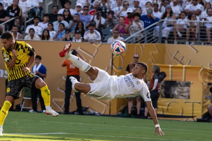 PSG Real Madrid Tipp Bild zeigt Kylian Mbappe © lev radin / Alamy Stock Photo