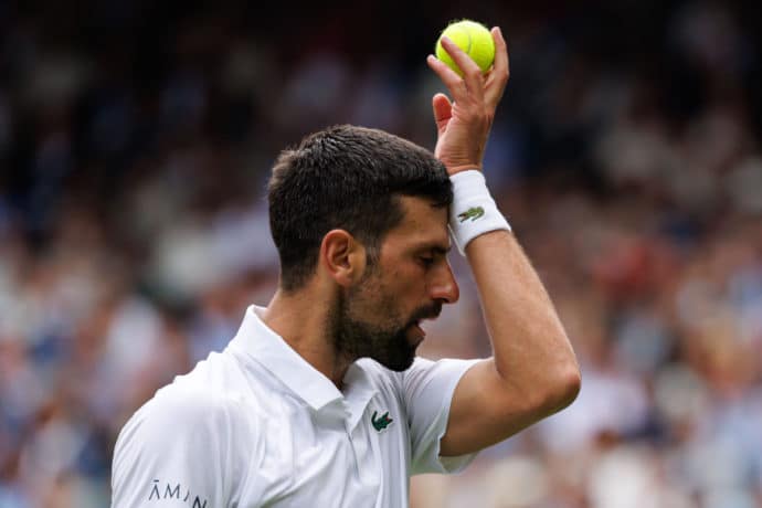 Sinner Djokovic Tipp Bild zeigt Novak Djokovic © corleve / Alamy Stock Photo