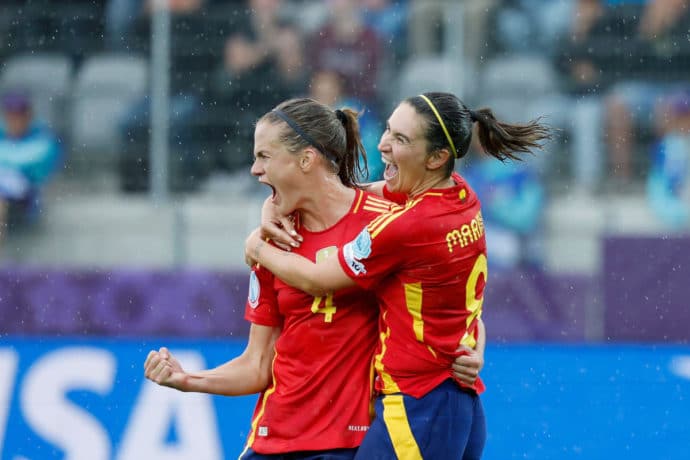 Spanien Belgien Frauen Tipp Bild zeigt Irene Paredes © HMB Media/Alamy Live News
