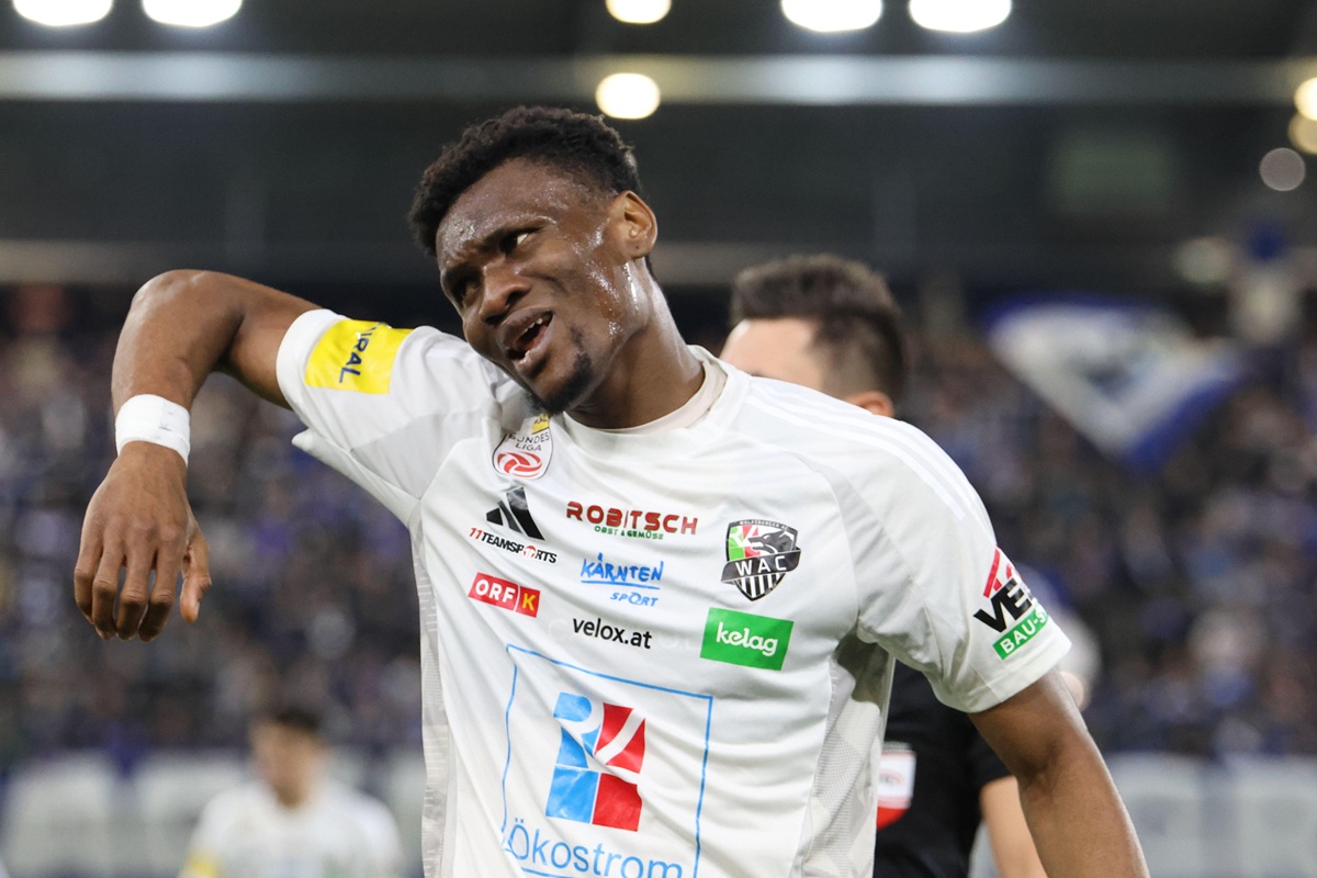 PAOK Saloniki Wolfsberg Tipp Bild zeigt Chibuike Nwaiwu © APA-PictureDesk / Alamy Stock Photo