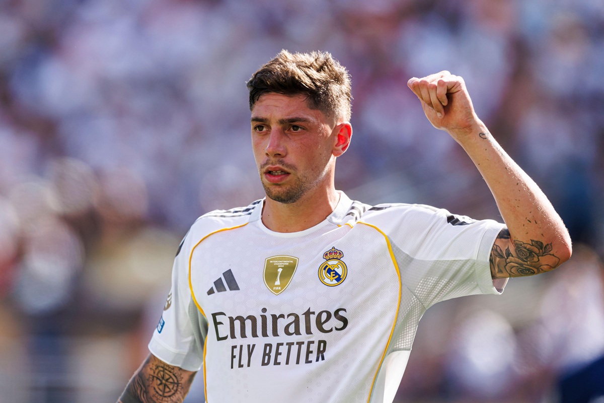 Real Madrid Osasuna Tipp Bild zeigt Federico Valverde © Latin Sport Images / Alamy Stock Photo