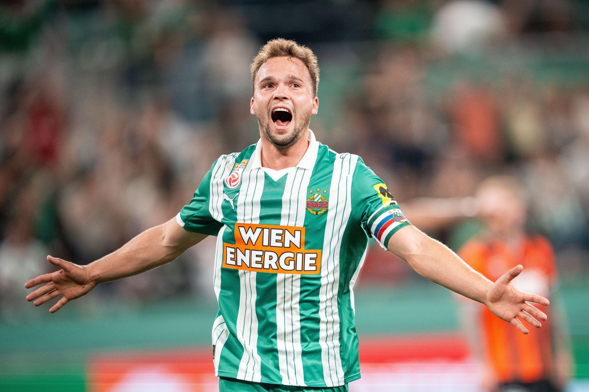 Dundee United SK Rapid Tipp Bild zeigt Matthias Seidl © APA-PictureDesk / Alamy Stock Photo