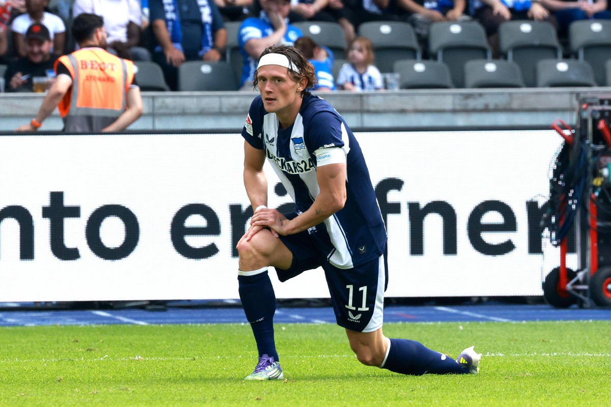 Preußen Münster Hertha Tipp Bild zeigt Fabian Reese © dpa picture alliance / Alamy Stock Photo