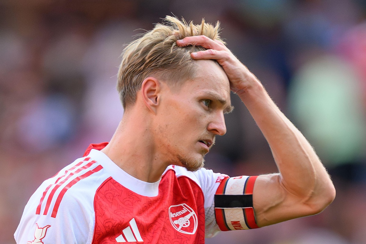 Manchester United Arsenal Tipp Bild zeigt Martin Ödegaard © Mark Pain / Alamy Stock Photo