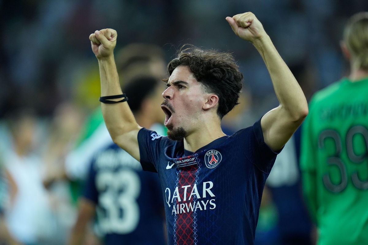 Nantes PSG Tipp Bild zeigt Vitinha © Giuseppe Maffia / Alamy Stock Photo