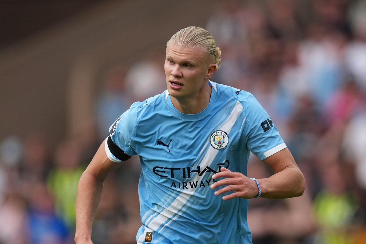 Manchester City Tottenham Tipp Bild zeigt Erling Haaland © Associated Press / Alamy Stock Photo