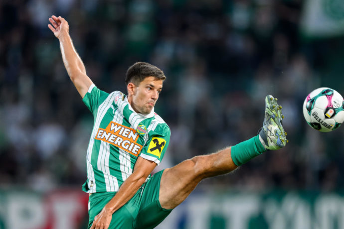 SK Rapid Dundee United Tipp Bild zeigt Jonas Auer © APA-PictureDesk