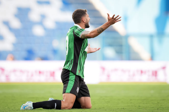 Sassuolo Neapel Tipp Bild zeigt Domenico Berardi © LaPresse