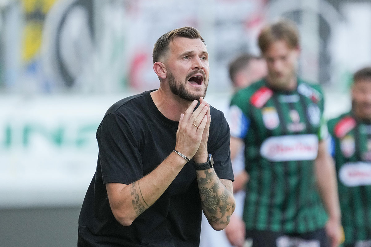 Bild zeigt Fabio Ingolitsch (Altach Trainer) / Experten Tipps Bundesliga Österreich 4. Spieltag © APA-PictureDesk/Alamy Live News