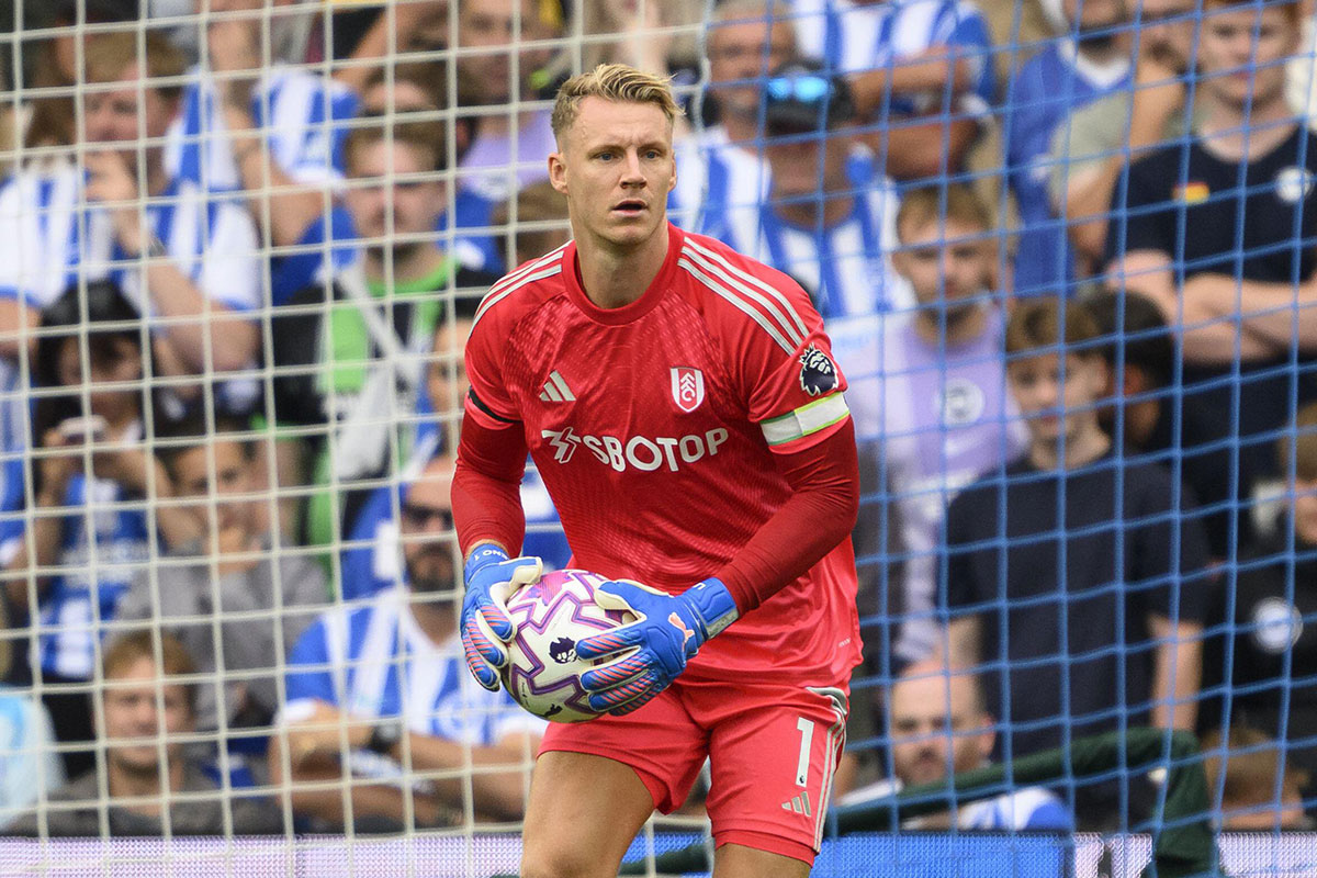 Fulham Manchester United Tipp Bild zeigt Bernd Leno © SPP Sport Press Photo. /Alamy Live News