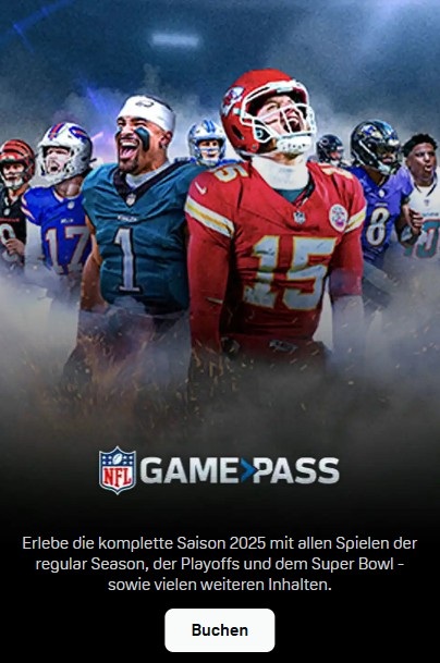 NFL Gamepass DAZN