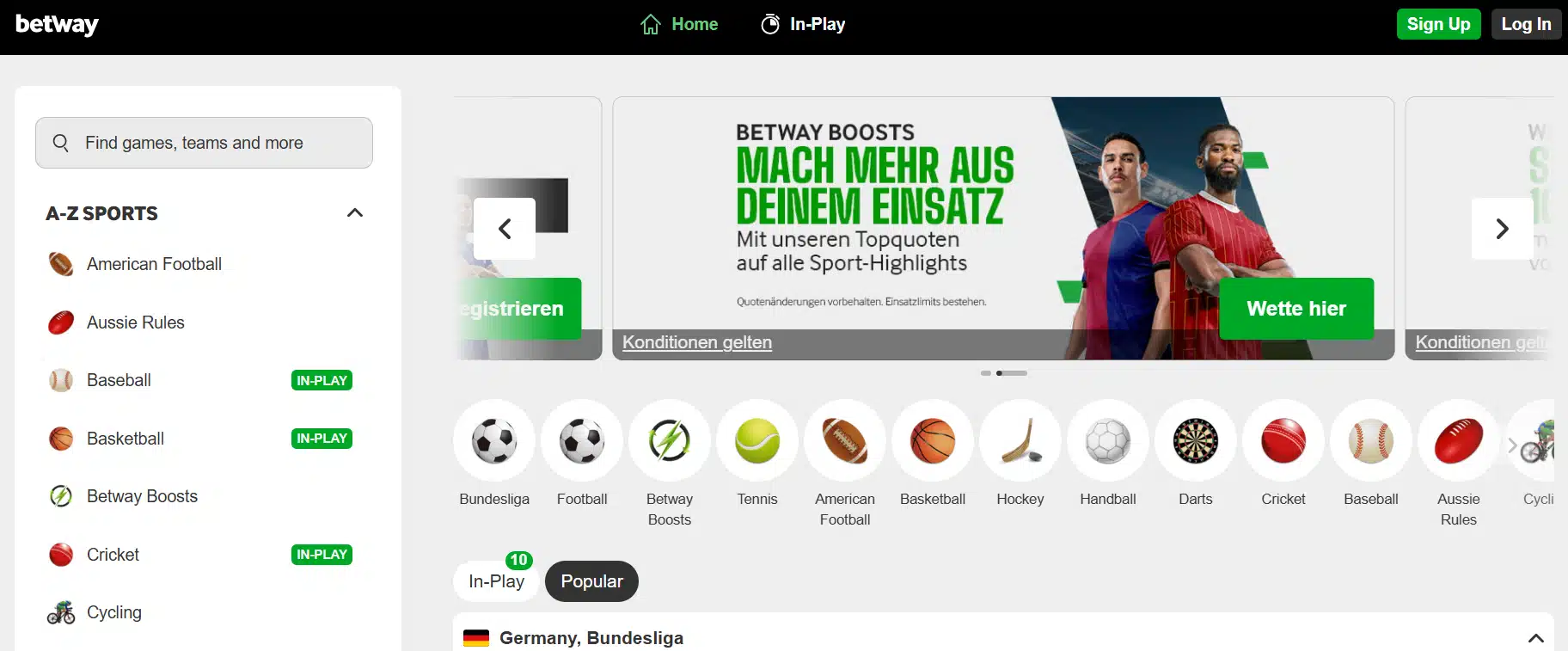 betway webseite