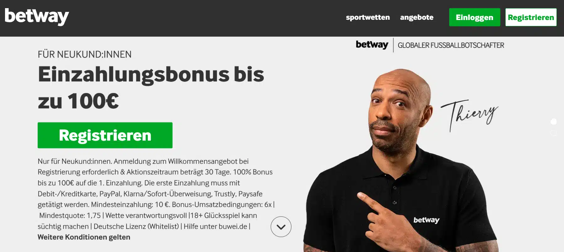 Betway Bonus