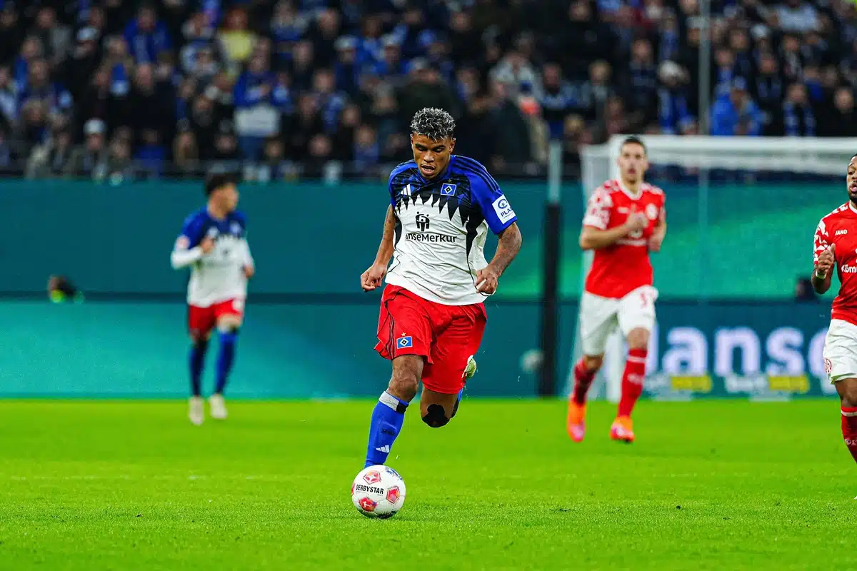 Ransford Königsdörffer / HSV Wolfsburg Prognose (© dpa picture alliance / Alamy Live News) HSV Wolfsburg Tipp