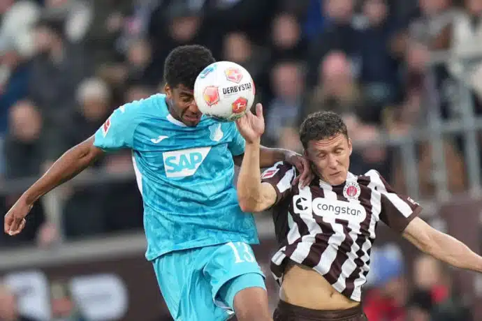 Bernardo, Kaars / St. Pauli Hoffenheim Prognose (© Marcus Brandt/dpa via AP) St. Pauli Hoffenheim Tipp