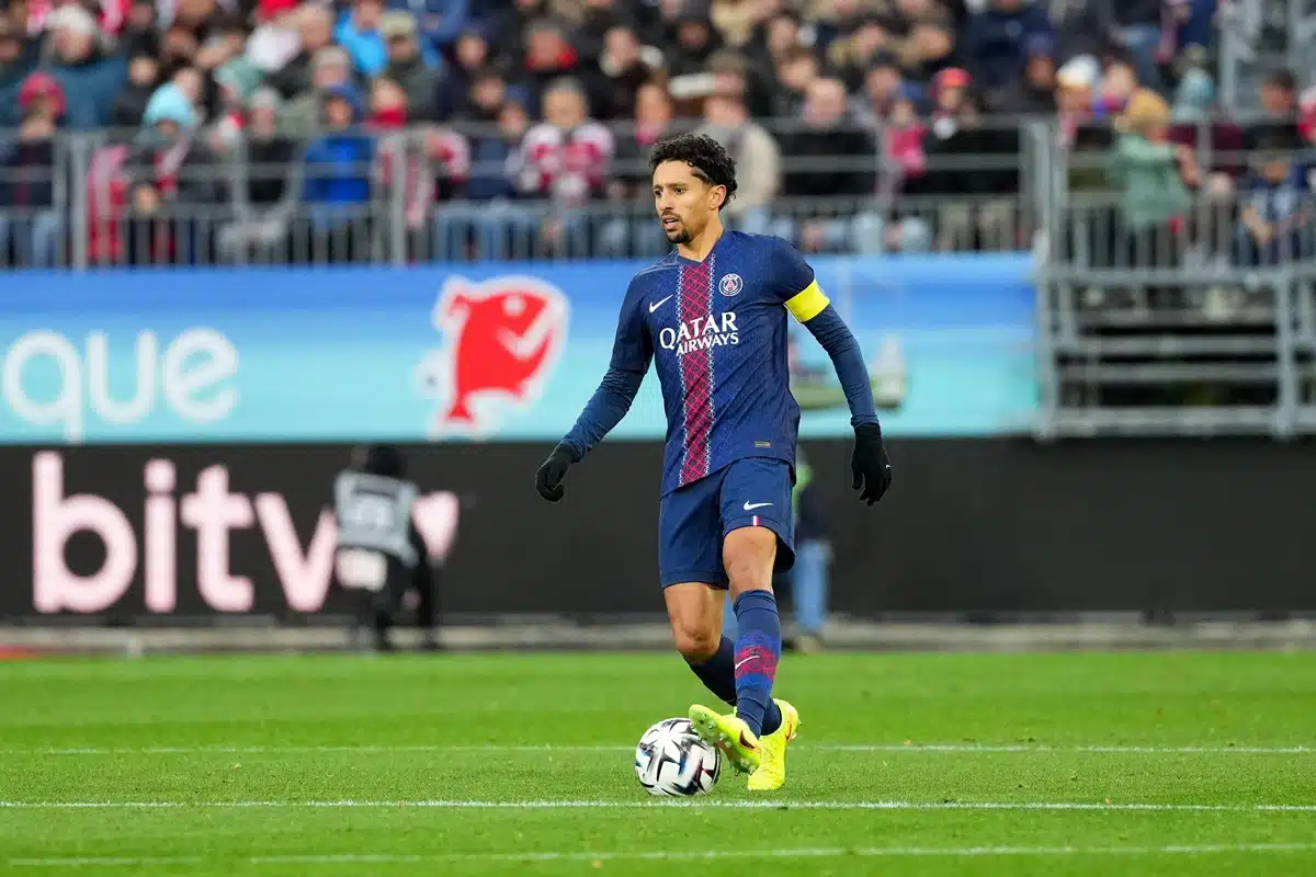 Marquinhos / PSG Nizza Prognose (© Icon Sport / Alamy Stock Photo) PSG Nizza Tipp