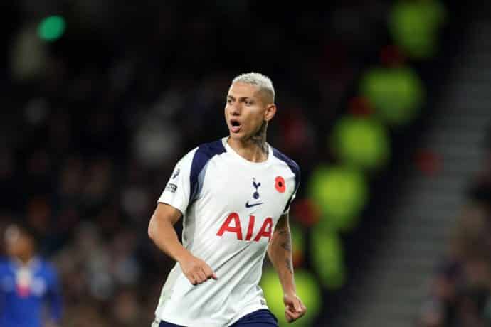 Richarlison / Burnley Tottenham Prognose (© Andrew Orchard/Alamy Live news) Burnley Tottenham Tipp