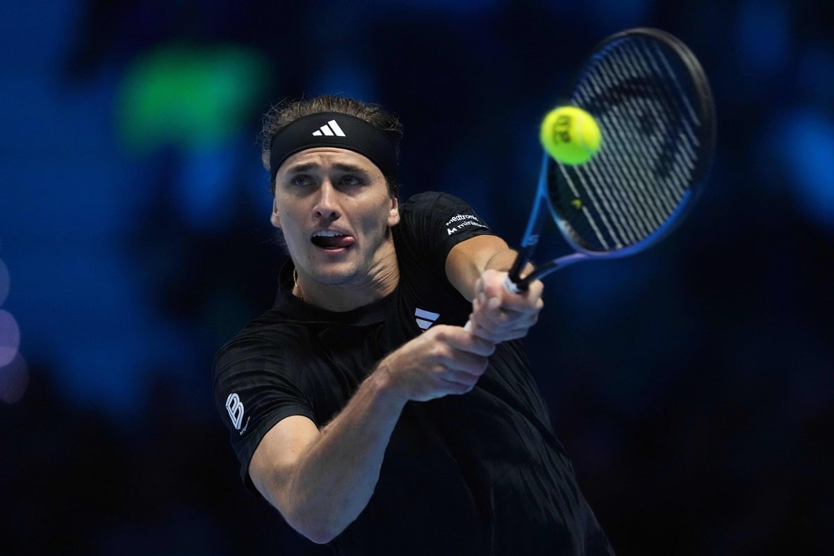 ATP Finals Tipps heute 12.11. Bild zeigt Alexander Zverev (© Associated Press / Alamy Stock Photo)
