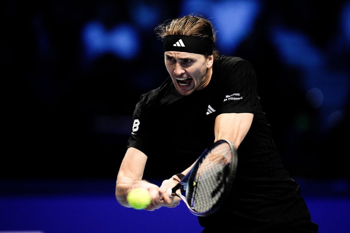 ATP Finals Tipps heute 14.11. Bild zeigt Alexander Zverev (© LaPresse / Alamy Live News)