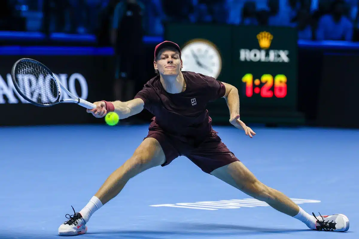 ATP Finals Tipps heute 15.11. Bild zeigt Jannik Sinner (© SOPA Images Limited / Alamy Live News)