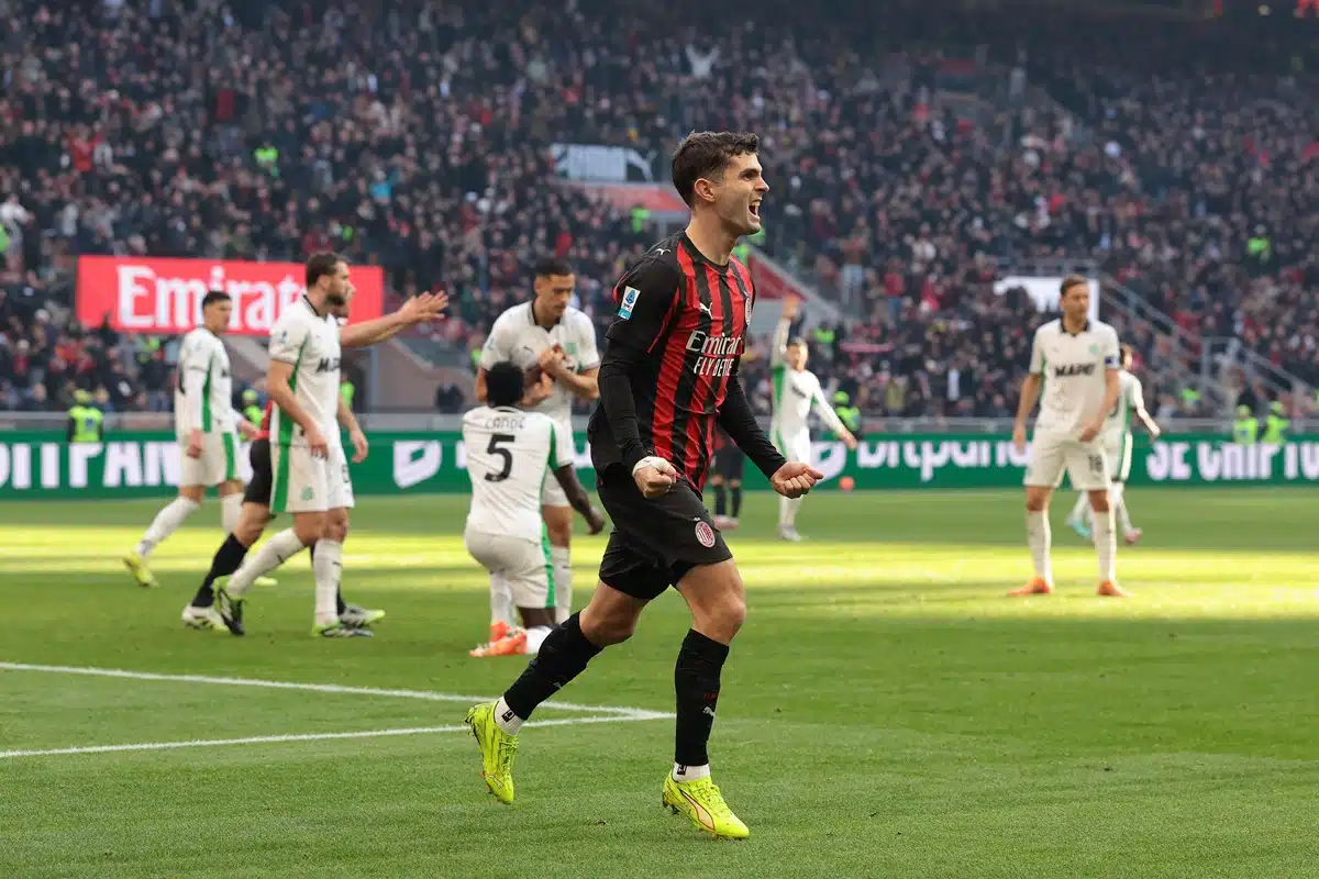 Christian Pulisic / Neapel AC Milan Prognose (© Sportimage Ltd / Alamy Live News) Neapel AC Milan Tipp