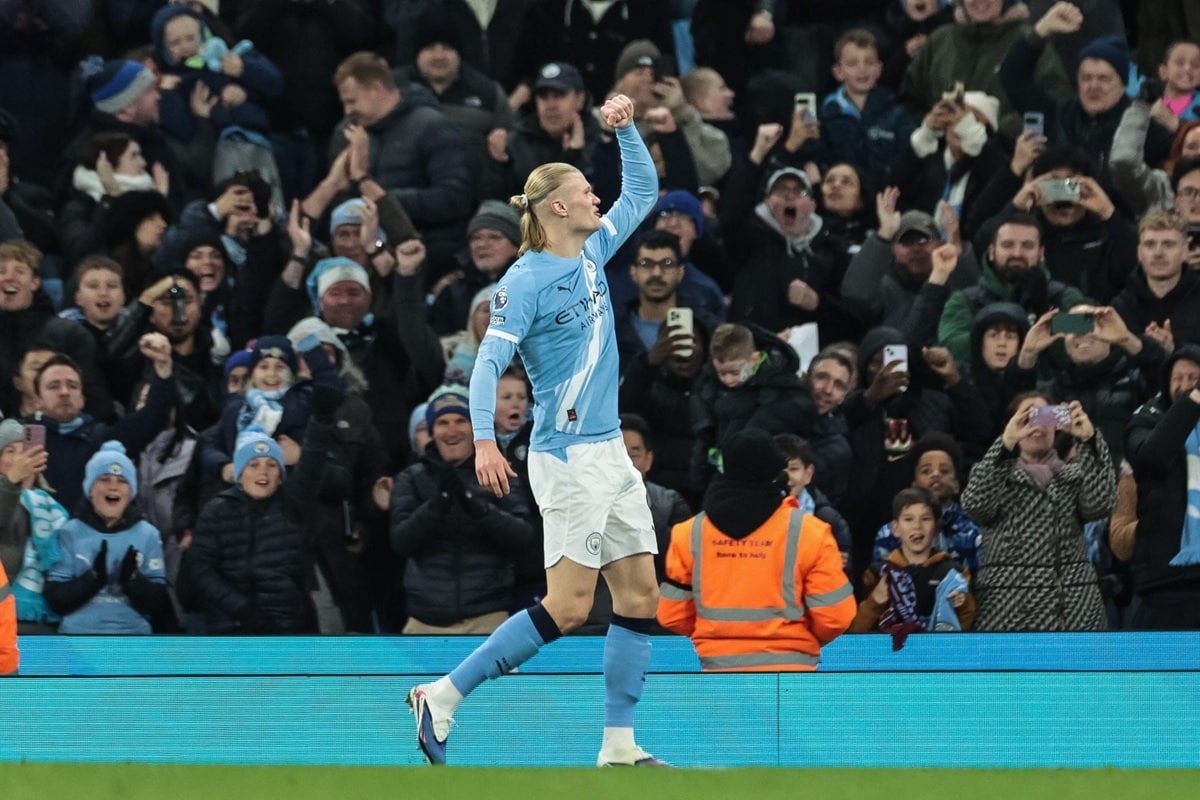 Erling Haaland / Nottingham Manchester City Prognose (© News Images LTD / Alamy Stock Photo) Nottingham Manchester City Tipp