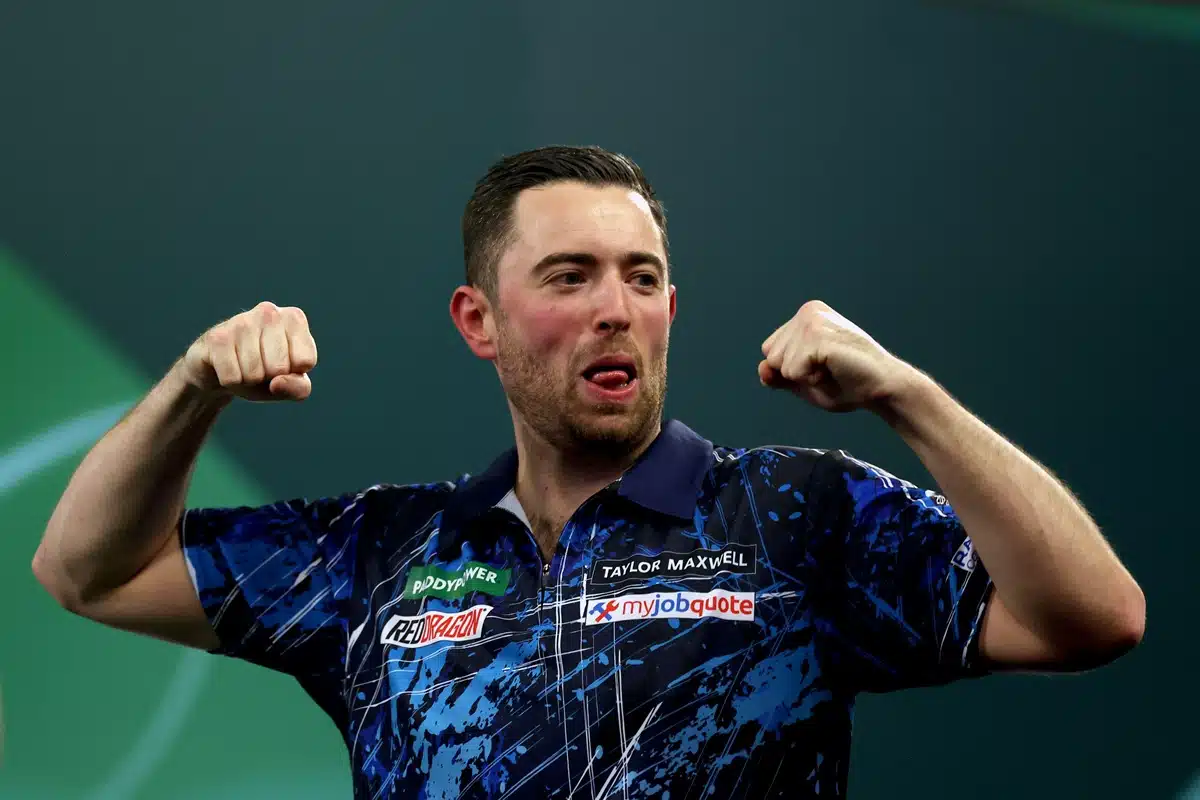 Luke Humphries / Humphries Van Veen Prognose (© PA Images / Alamy Stock Photo) Humphries Van Veen Tipp