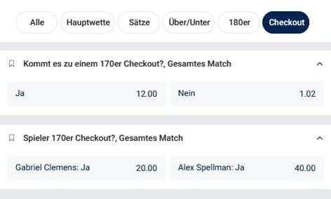 Darts WM Wetten Strategien