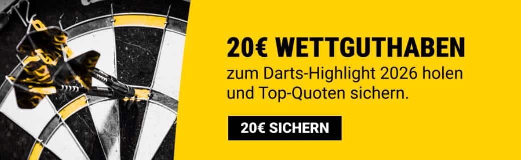 Interwetten Darts WM Guthaben