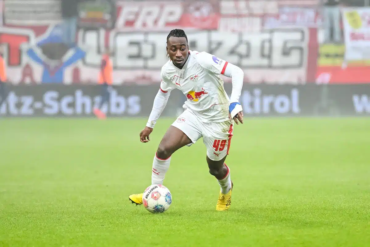 Yan Diomande / Leipzig Mainz Prognose (© dpa picture alliance / Alamy Live News) Leipzig Mainz Tipp