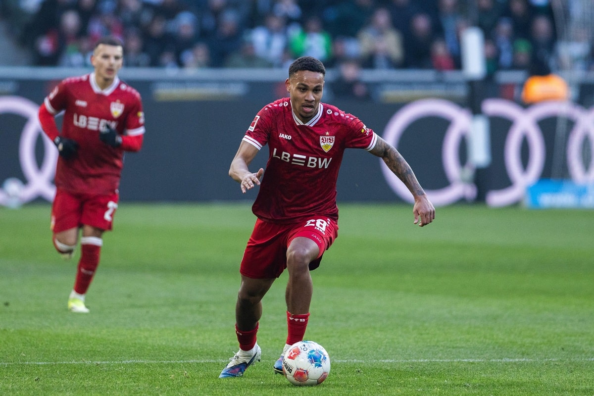 Nikolas Nartey / Stuttgart Young Boys Prognose (© Mika Volkmann / Alamy Live News) Stuttgart Young Boys Tipp