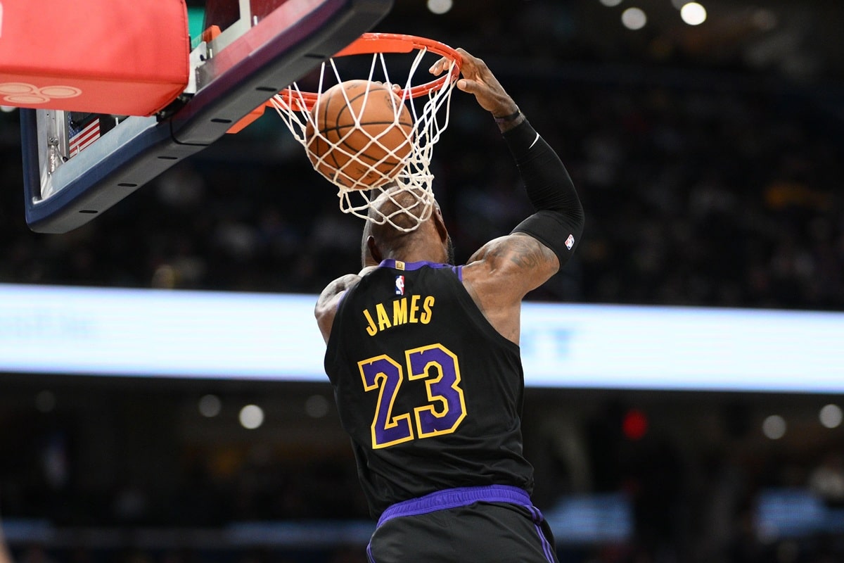 Bild zeigt LeBron James / Lakers Thunder Prognose und Tipp (© Associated Press / Alamy Stock Photo) Lakers Thunder Prognose