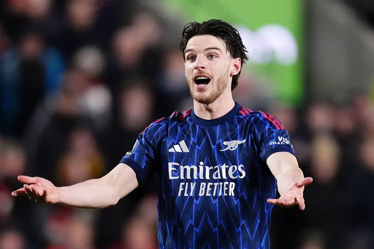 Declan Rice / Arsenal Wigan Prognose (© PA Images / Alamy Stock Photo) Arsenal Wigan Tipp