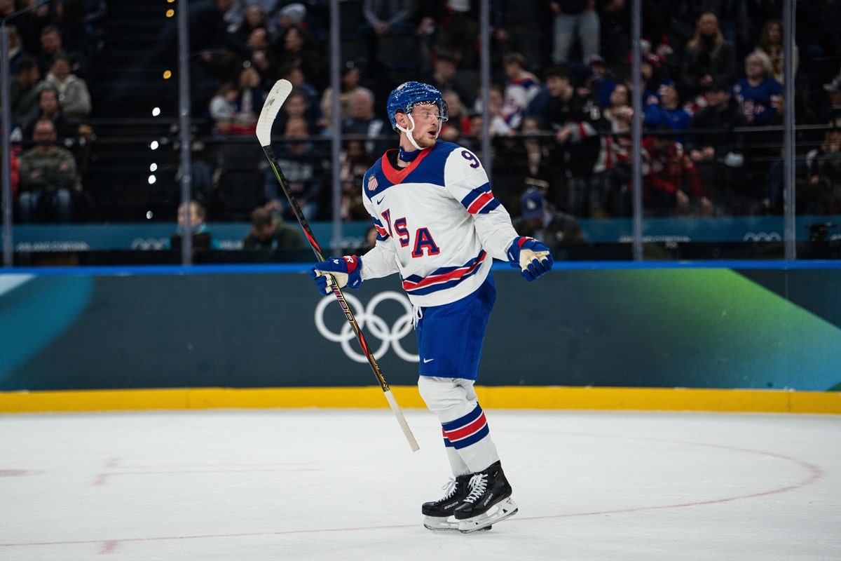 Jack Eichel / USA Schweden Prognose (© Image of sport / Alamy Stock Photo) USA Schweden Tipp