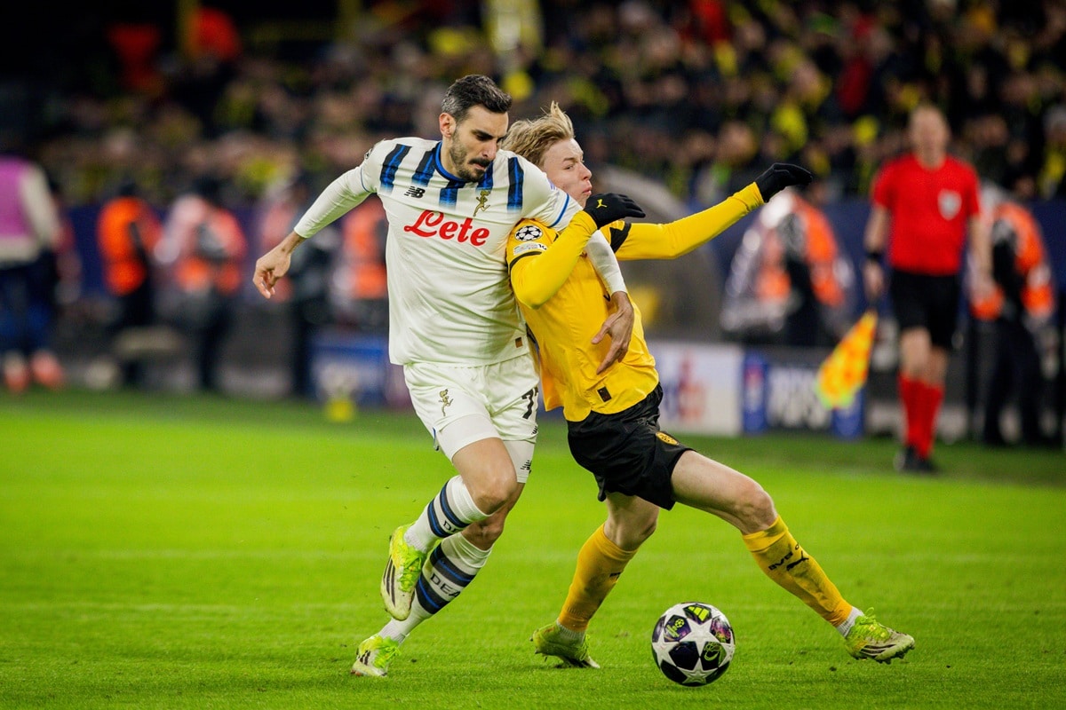 Davide Zappacosta und Daniel Svensson / Atalanta Dortmund Prognose (© Moritz Müller / Alamy Stock Photo) Atalanta Dortmund Tipp