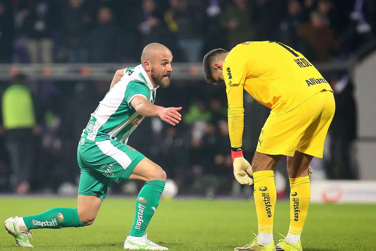 Lukas Grgic und Niklas Hedl / Bundesliga Österreich Tipps zum 21. Spieltag (© APA-PictureDesk/Alamy Live News) Experten Tipps Bundesliga Österreich 21. Spieltag