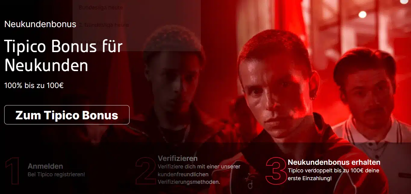 Tipico Promo Code Bis zu 100 € Bonus ohne Tipico Promo Code